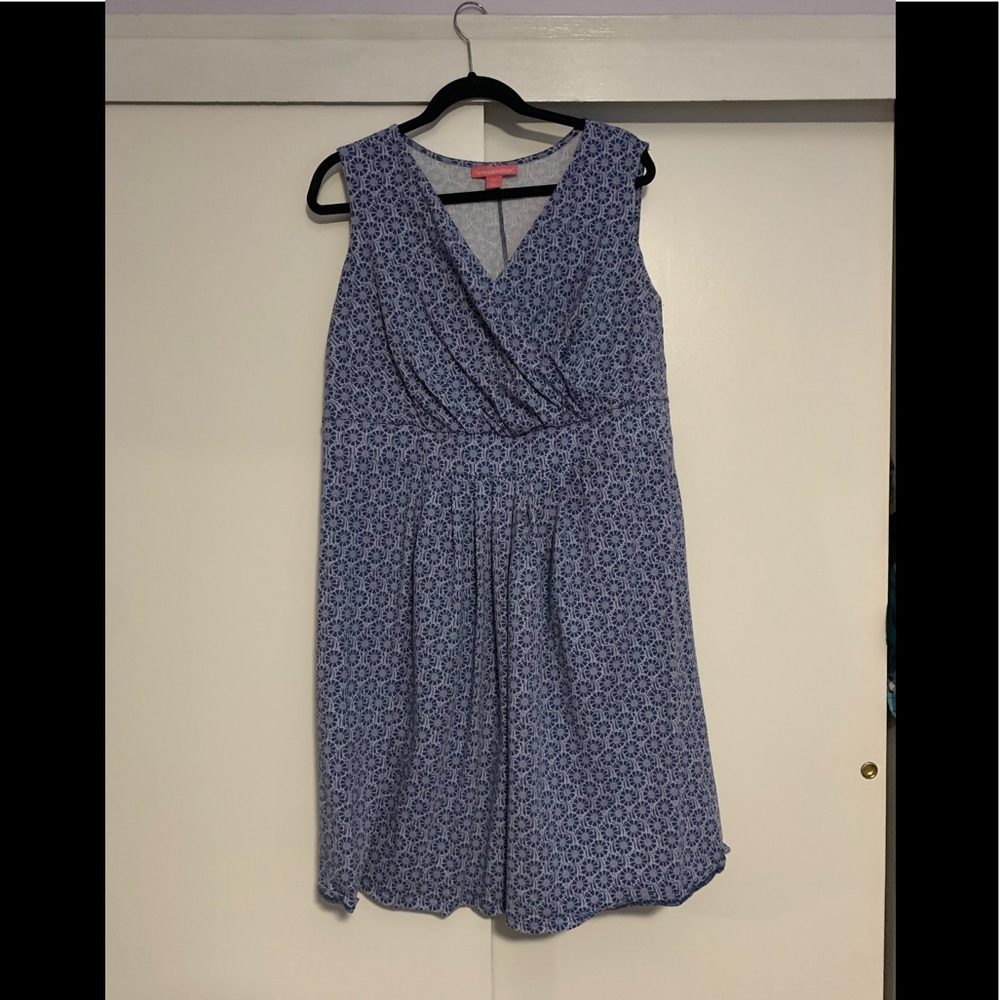 Sleeveless cotton dress